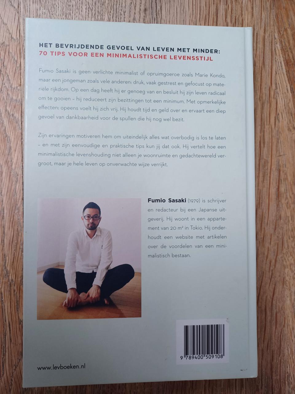 Vaarwel spullen van Fumio Sasaki