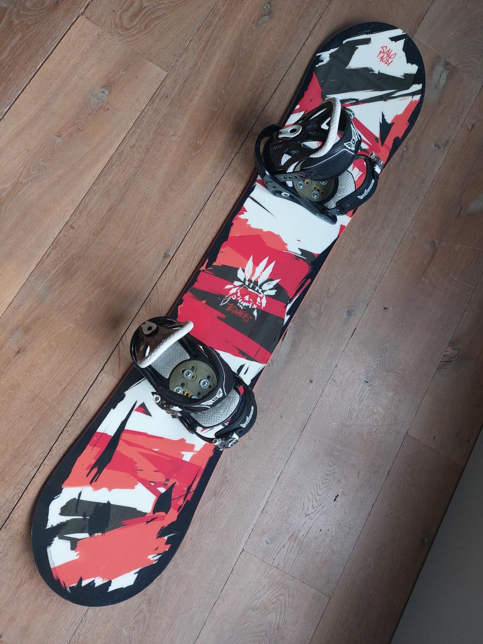 Salomon snowboard incl Burton bindingen