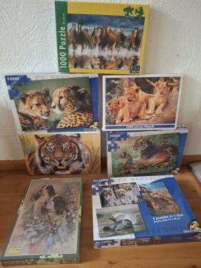 Puzzels: 9 x 1000 stukjes