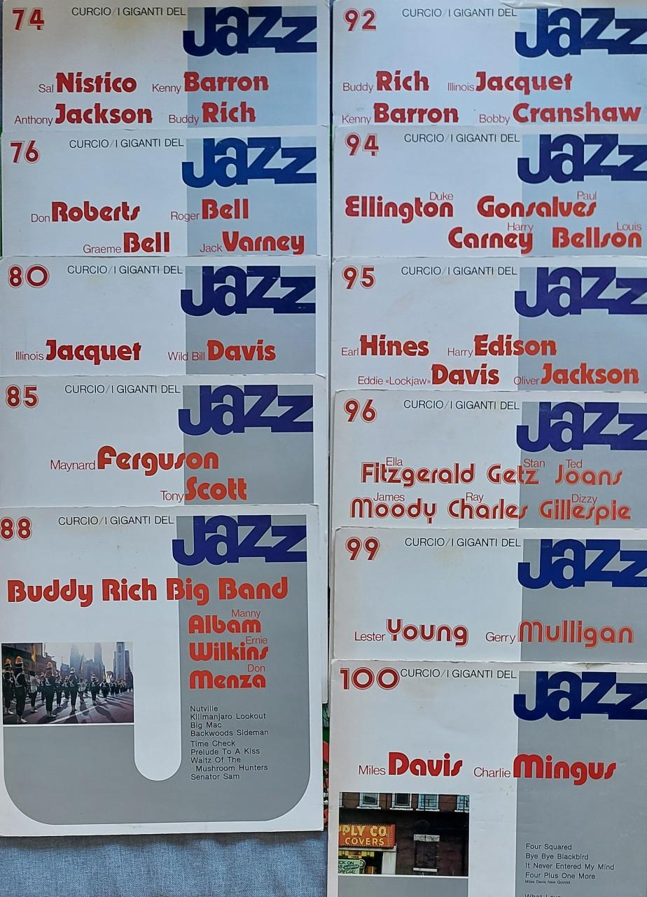 Oude Jazz Vinyl Curcio i giganti del jazz vinyl collectie