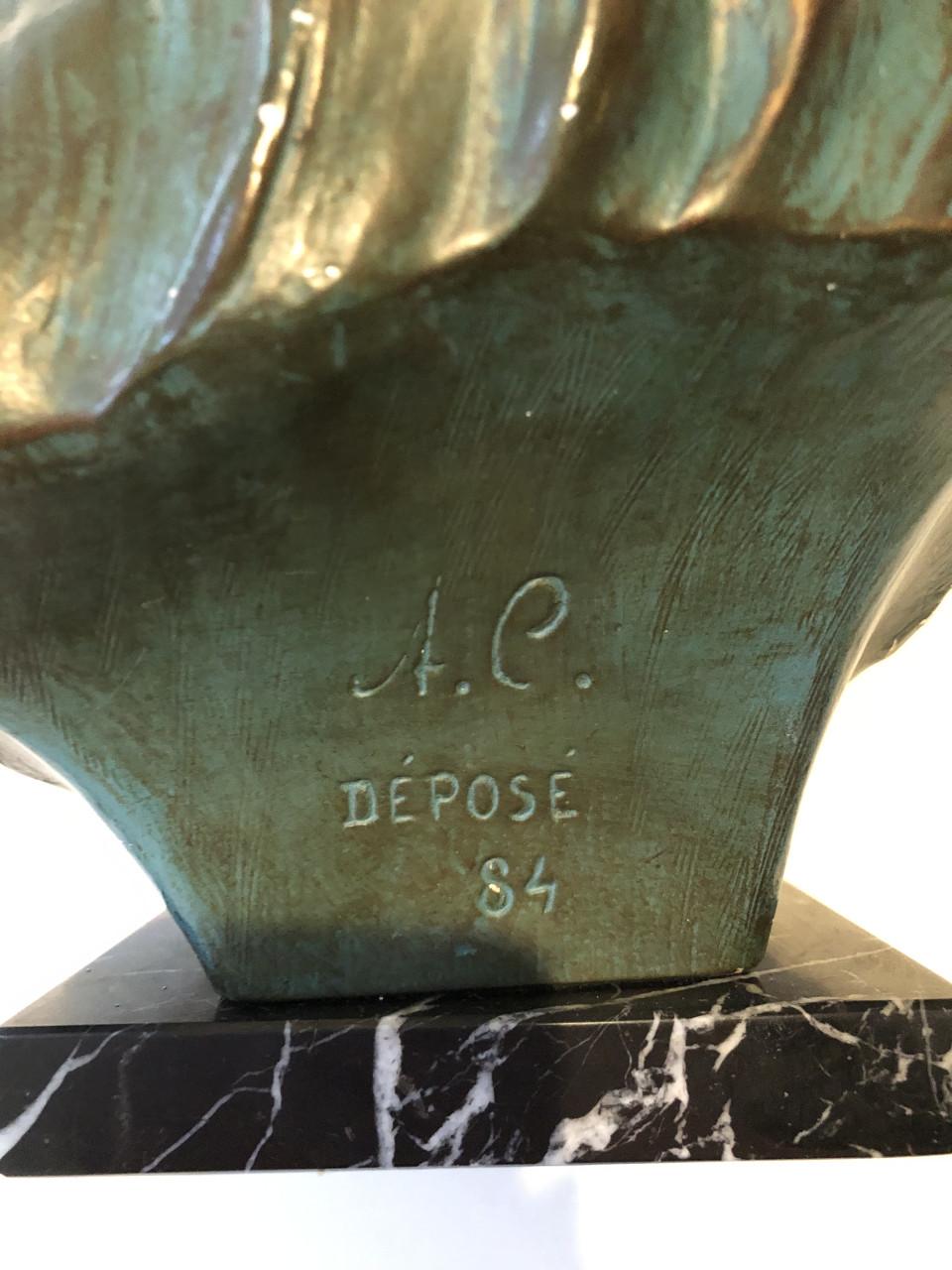 Mooi brocante heilig Jezus Christus met doornenkroon beeld