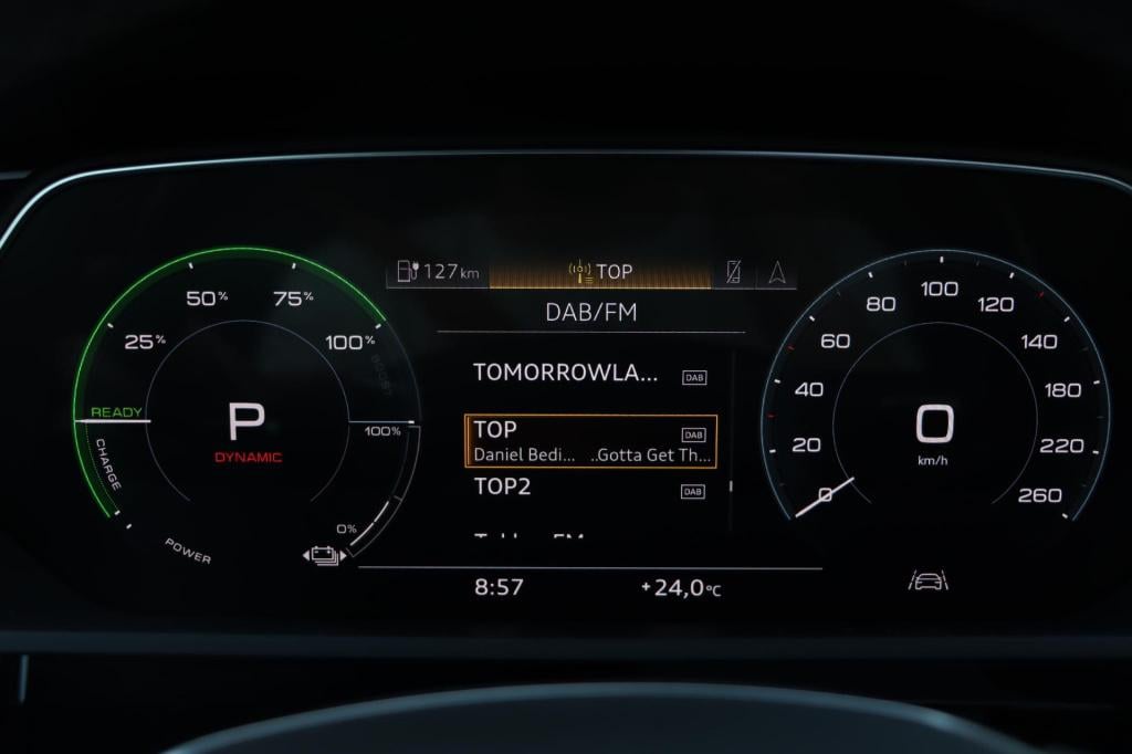 Audi E-tron sportback 55 quattro black edition 95 kwh s-line 408pk