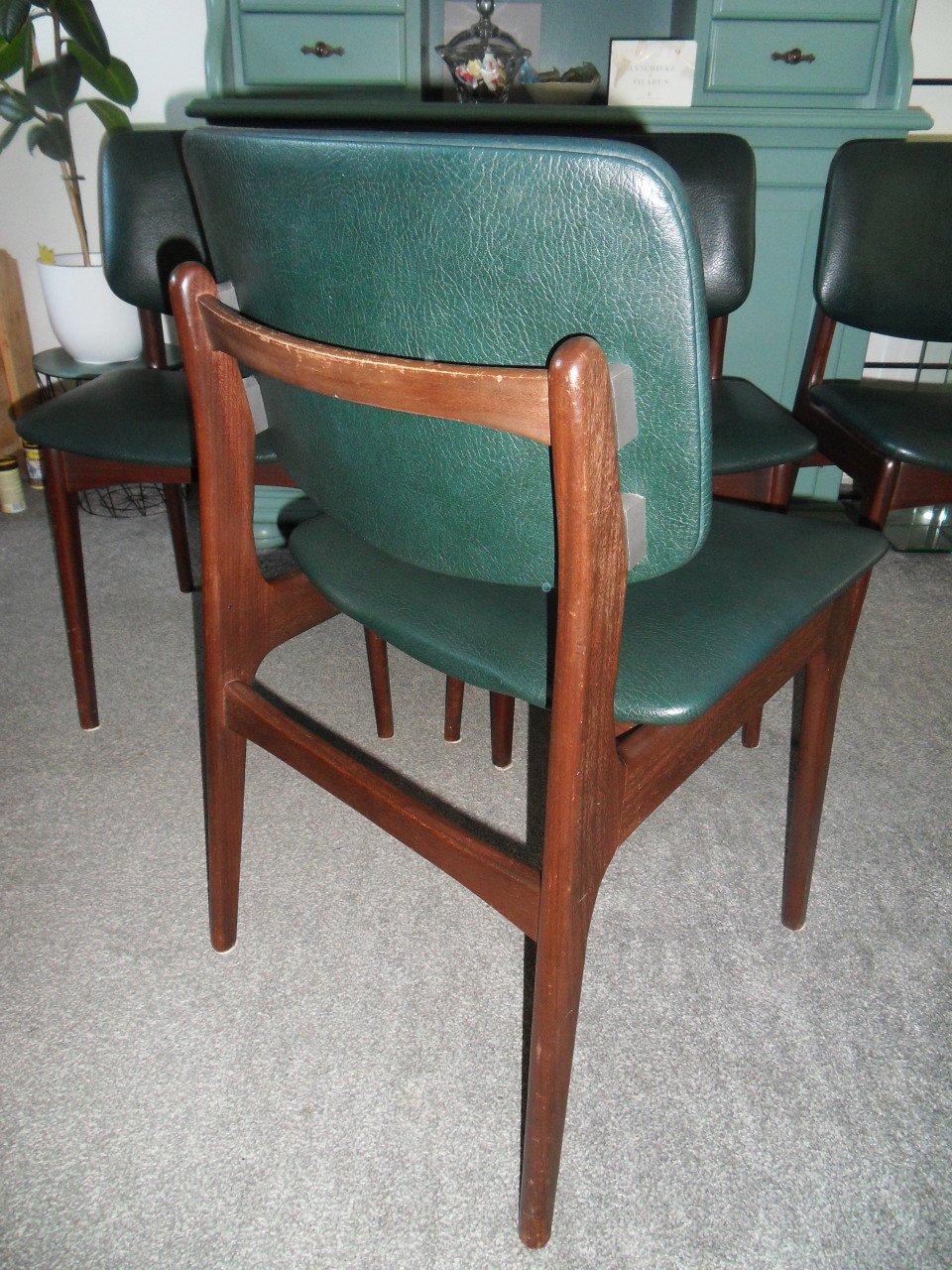 Vintage stoelen retro 4 stuks