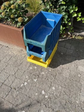 Magazijnbakken 3 stuks
