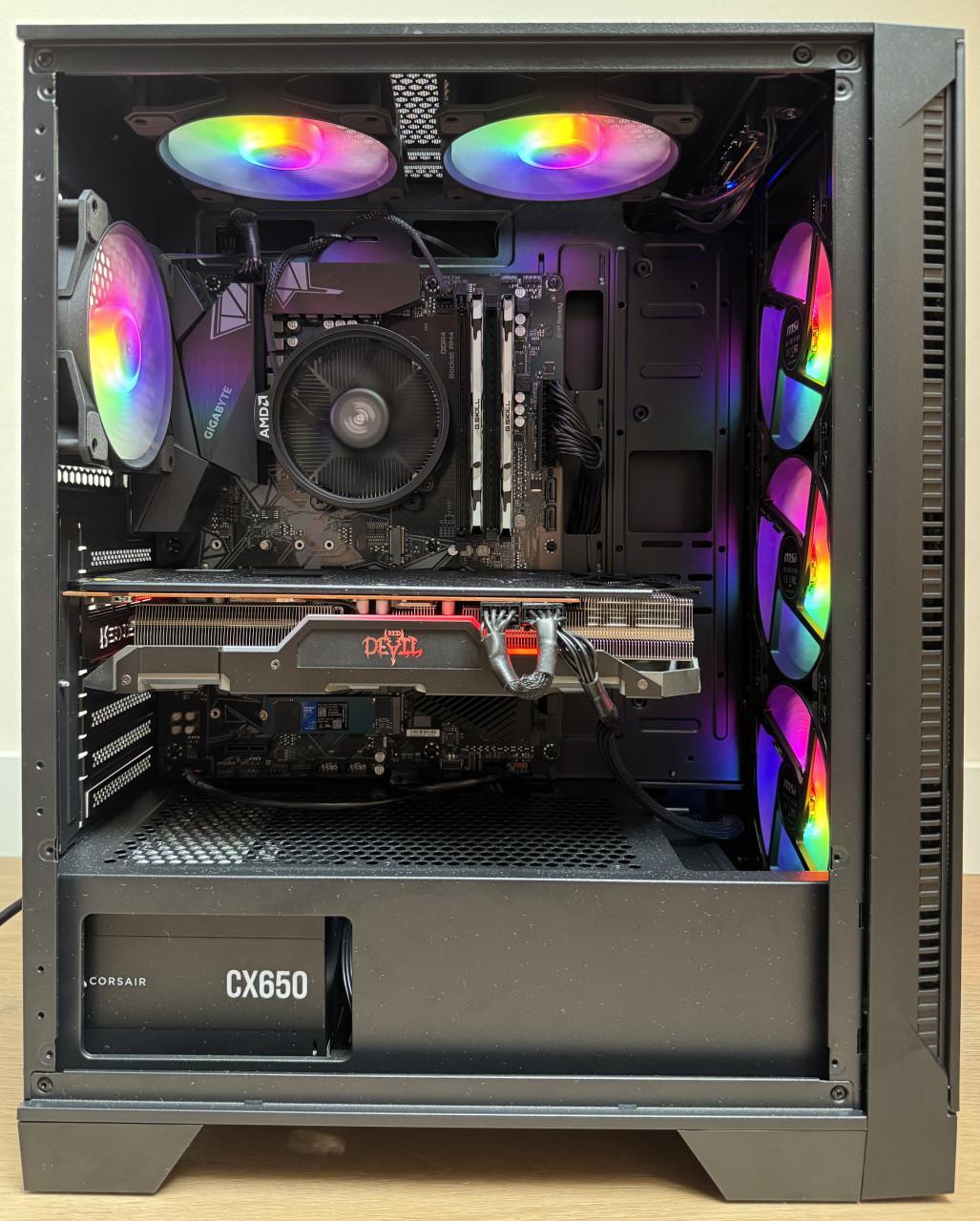 Gaming PC | Ryzen 7 5700 | RX 5700 XT Red Devil | 16GB | 1TB