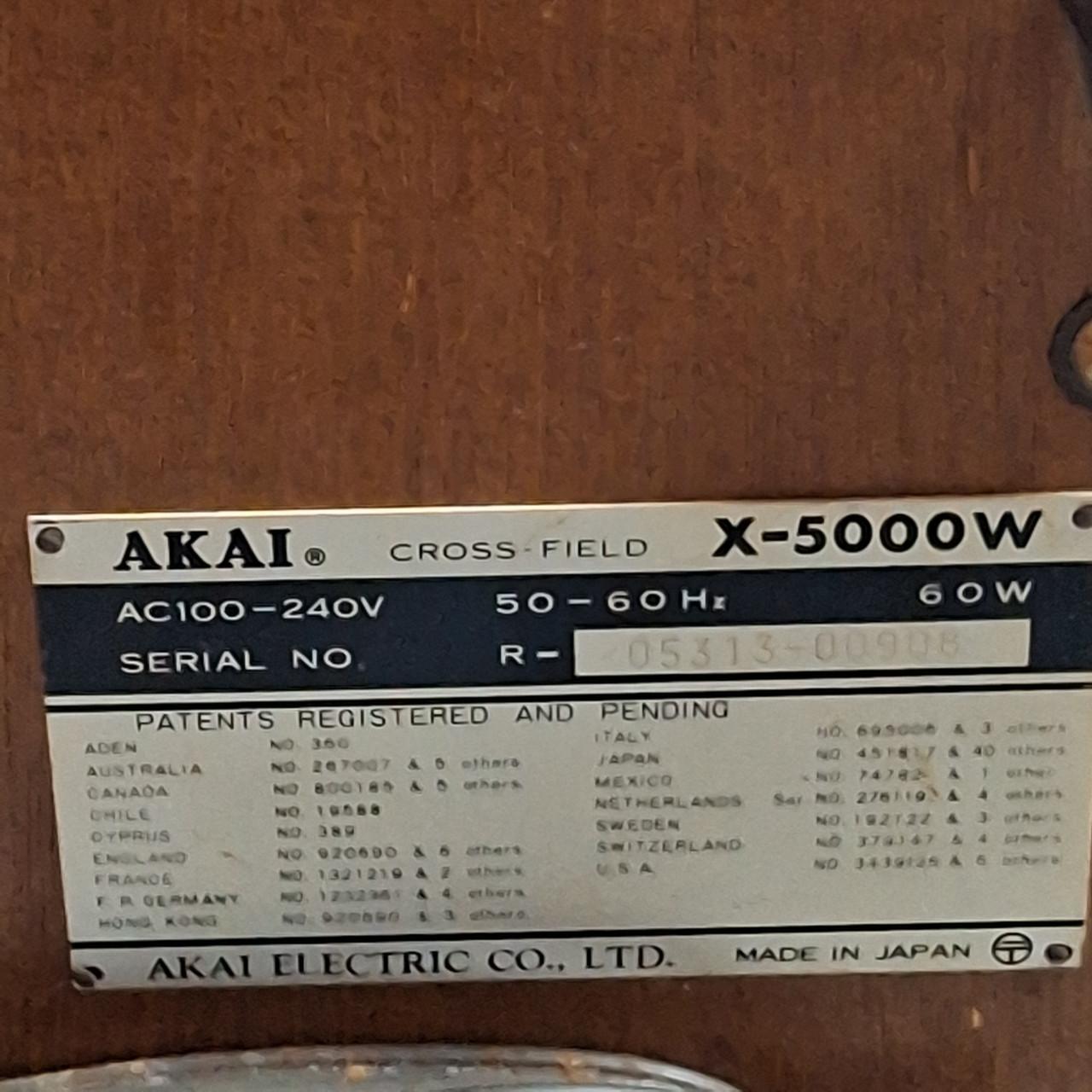 Akai bandrecorder x-5000w