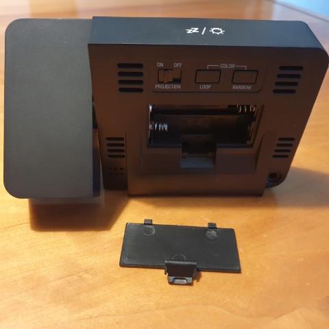 Wekker digitaal met plafond projectie