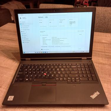 Lenovo ThinkPad P15 i7-10850H 512GB Nvidia 4GB Office W11