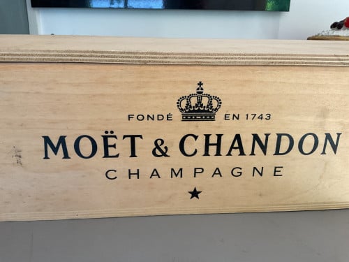 Moet & Chandon houten kist