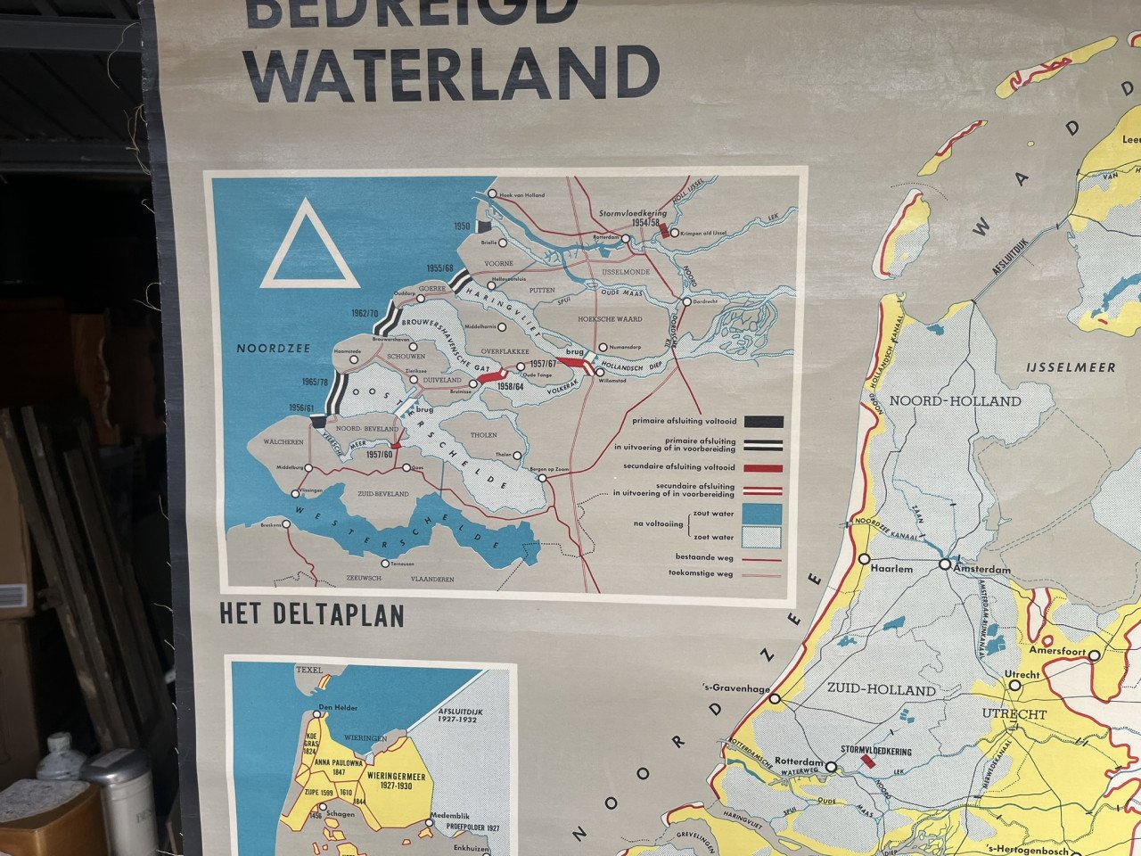 Schoolplaat bedreigd waterland
