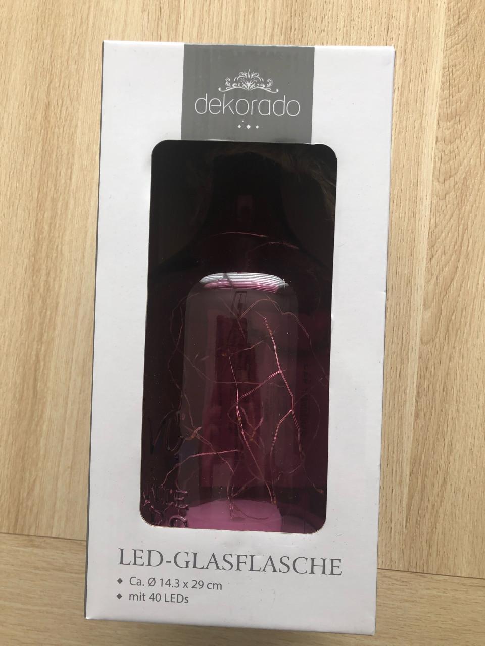 Decoratie vaas met led lampjes