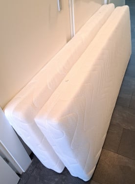 2 koudschuim matrassen HR45 - 70x200x16 cm