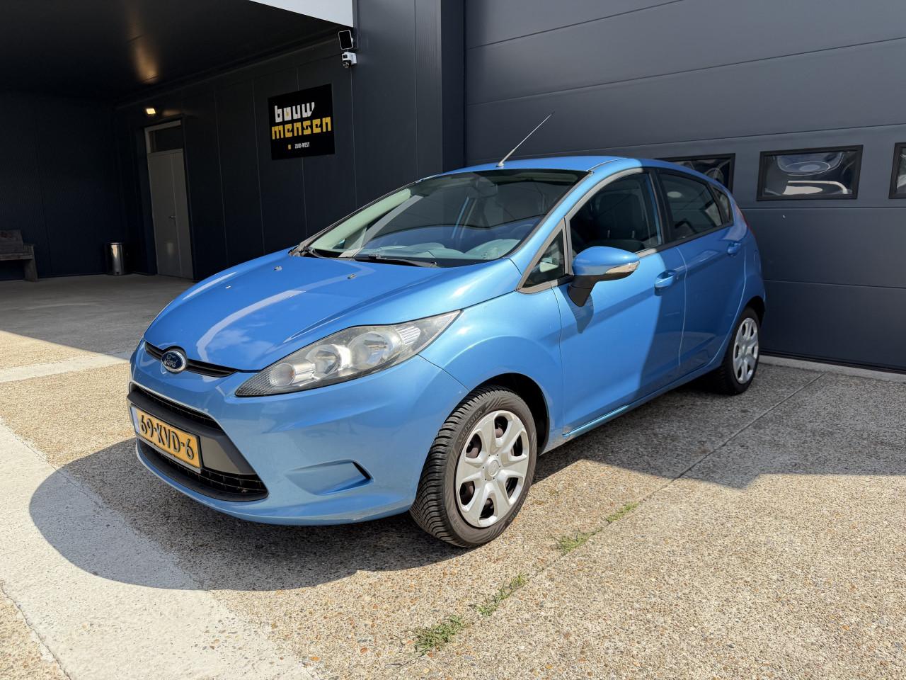 Ford Fiesta 1.25 52KW Limited 5DRS 2010 Blauw Airco Apk Nap