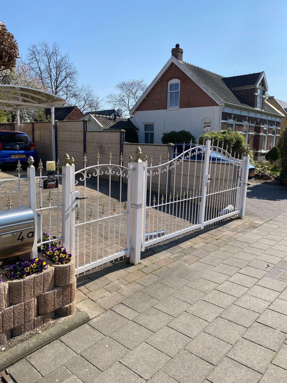 Dubbele draaipoort elektrische bediend