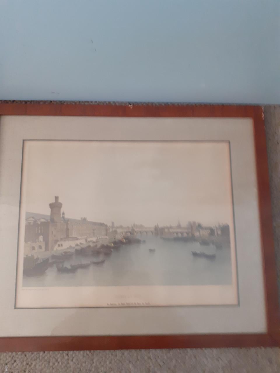 3 litho's 'Paris en 1860' - Félix Benoist (1861).