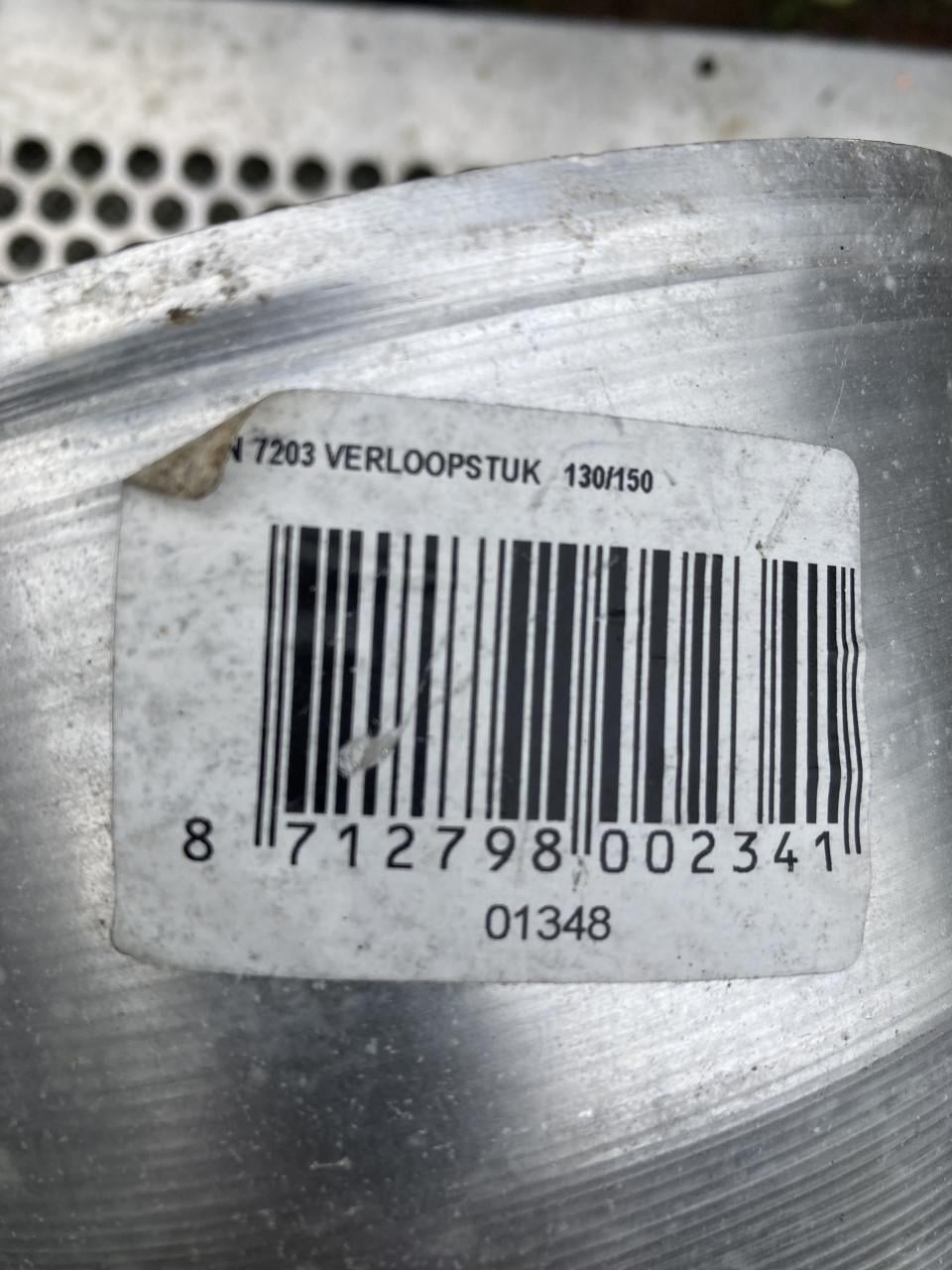 Aluminium verloopstukken voor afvoer (bad)geiser