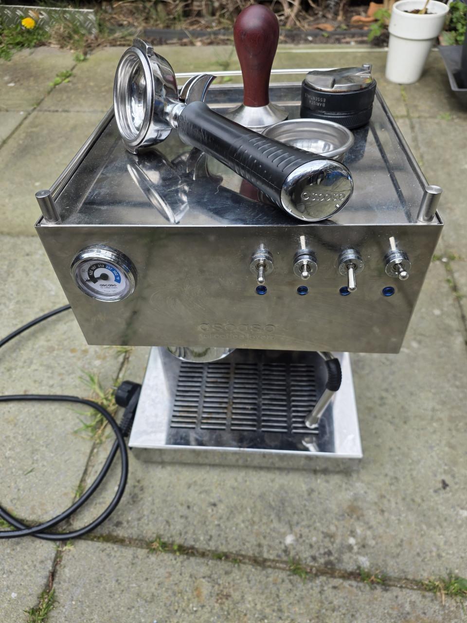 Te koop ascaso koffiemachine in goede staat