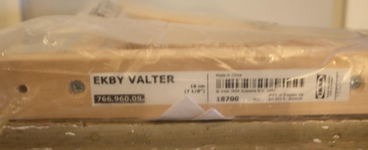 IKEA EKBY VALTER console nieuw in verakking