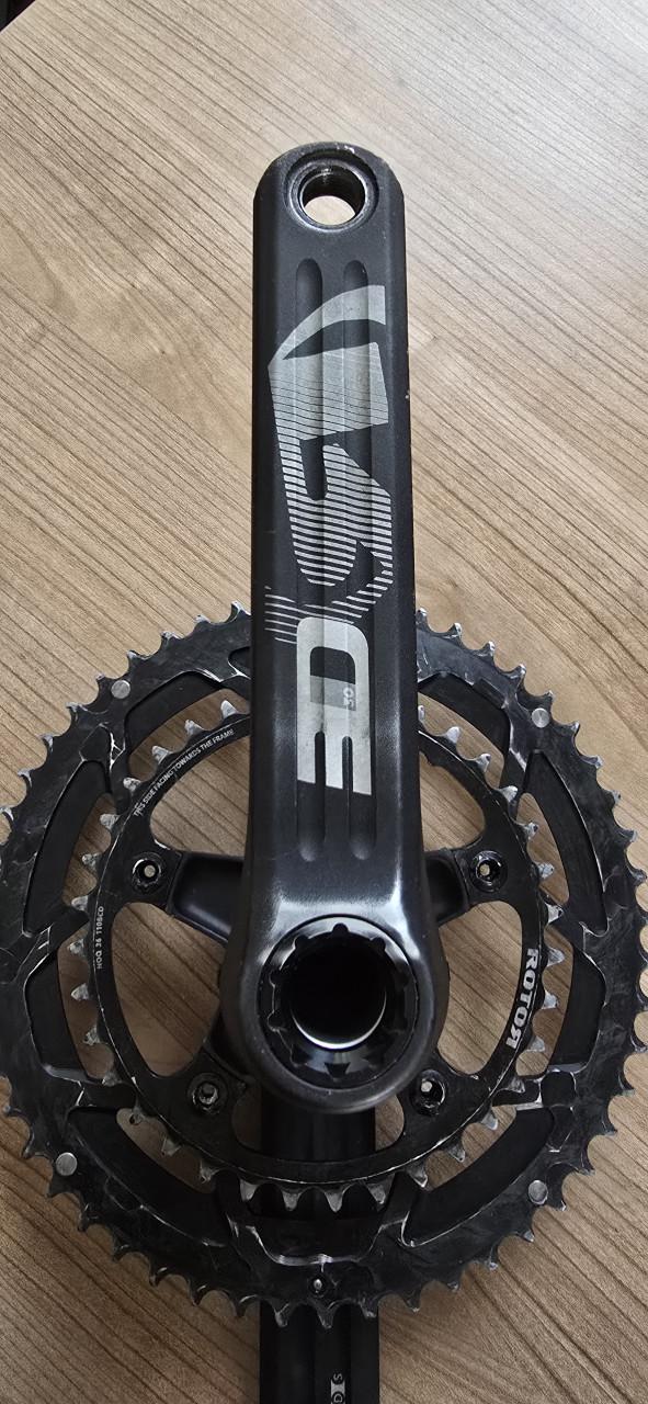 Rotor 3d crankset 172.5mm met BB86 trapas