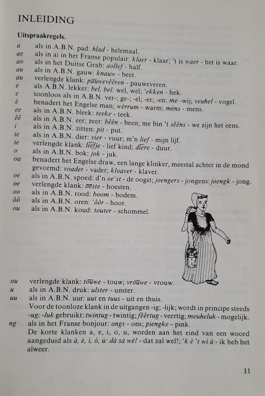 Dialect op Walcheren, door E.J. van den Broecke-de Man en A. Francke