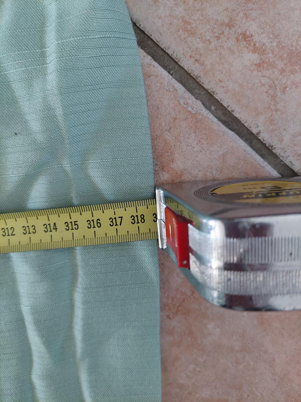 2x overgordijnen mintgroen als nieuw