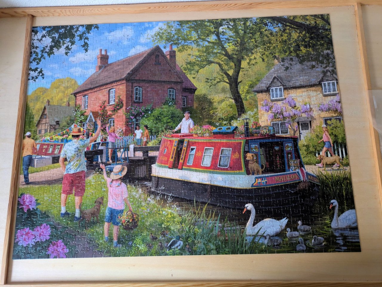 Puzzel Countryside Lock