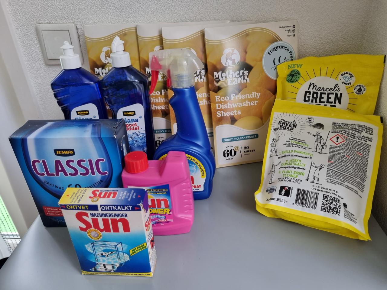 Pakket voor de vaatwasser