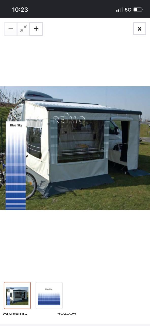 Safari room voortent camper