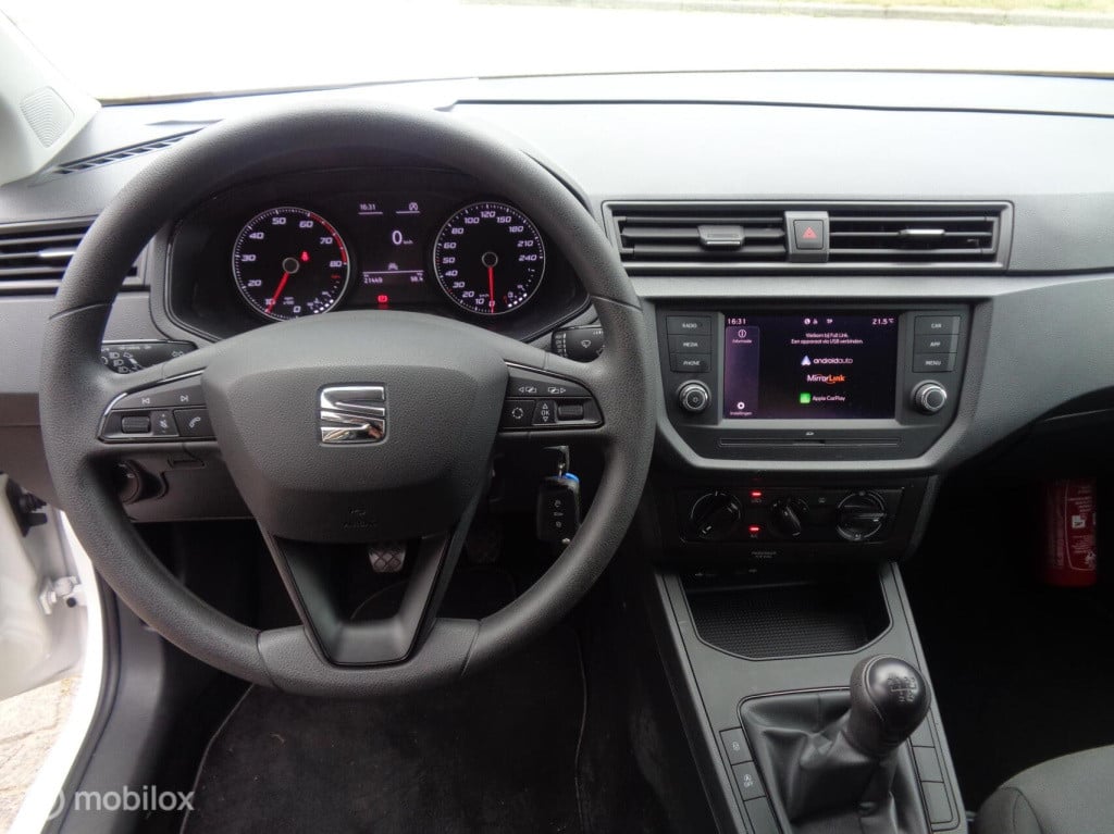 Seat Ibiza 1.0 mpi reference/airco/cruise controle/pdc/carplay/1st eig/slec