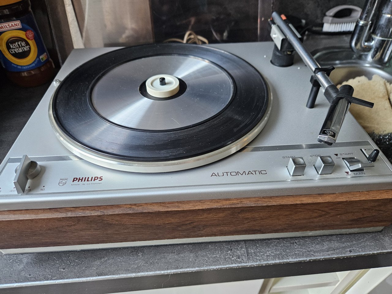 Werkende jaren 70 draaitafel PHILIPS 22-GA-160, nette staat