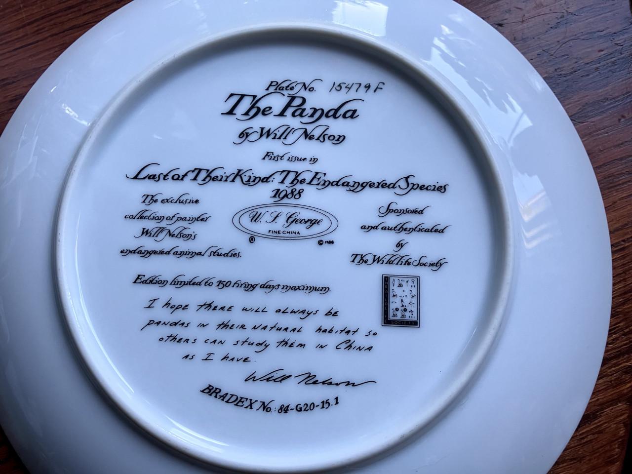 The panda wandbord met ophangclip