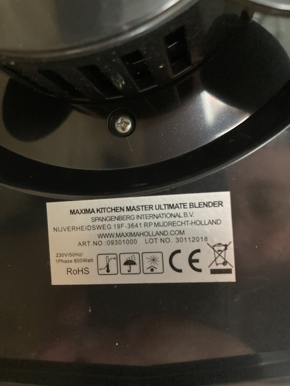 Maxima Kitchen Master Ultimate Blender