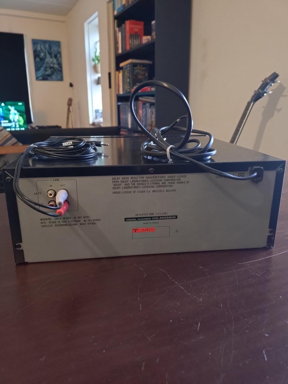 Audiocassettedeck te koop!