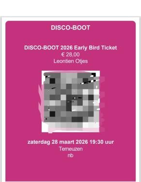 DISCO BOOT VERTREK TERNEUZEN 28 MAART