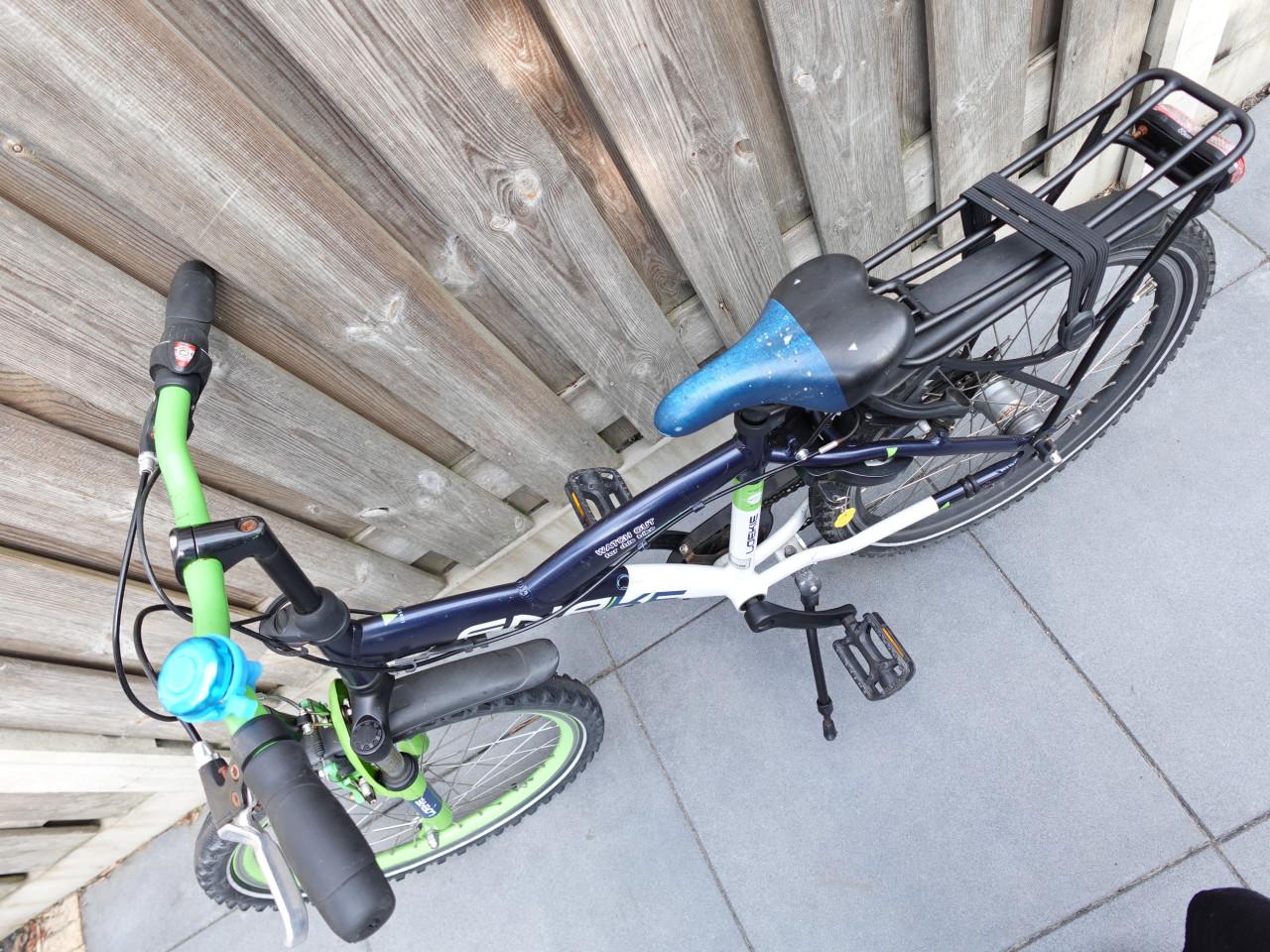 🚲 Loekie Snake Jongensfiets – 22 inch – Stoer Model 💚💙