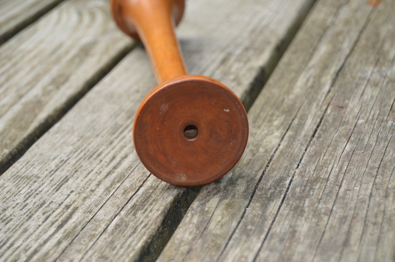 2 Oude houten Stethoscopen