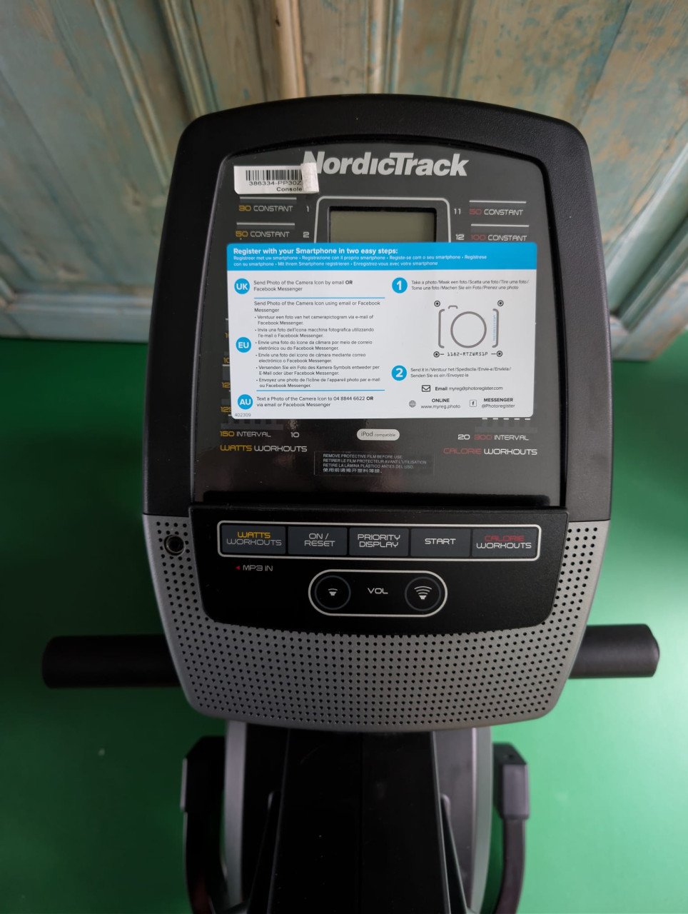 Roeitrainer NordicTrack RX 800 - luchtweerstandsysteem