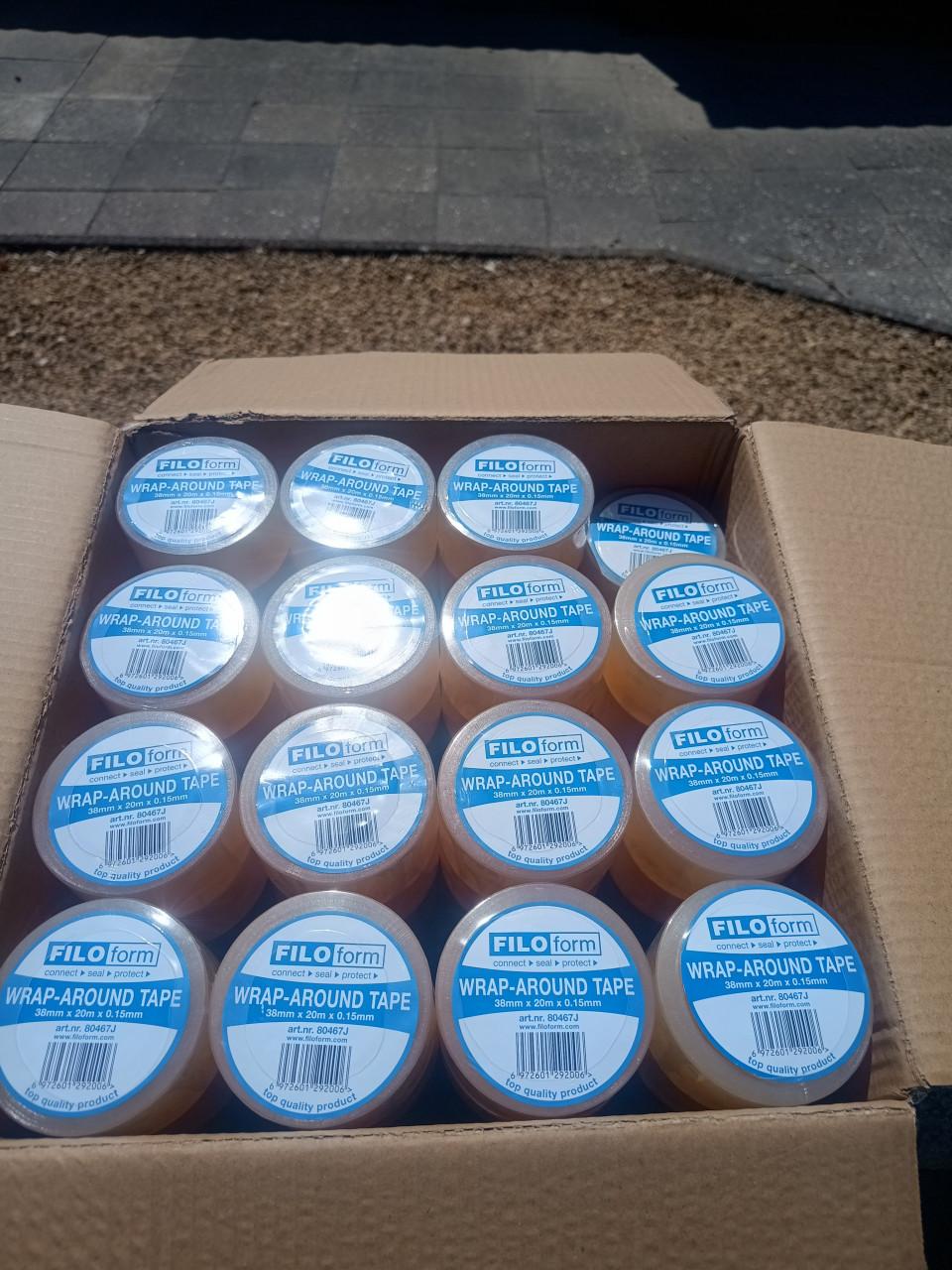 Filoform Wrap-Around Tape 38mm x 20m, doos 64 rollen.