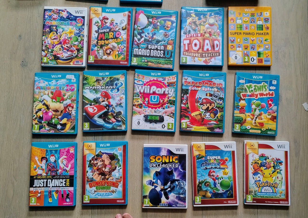 Complete Wii U set + 17 spellen 🙂