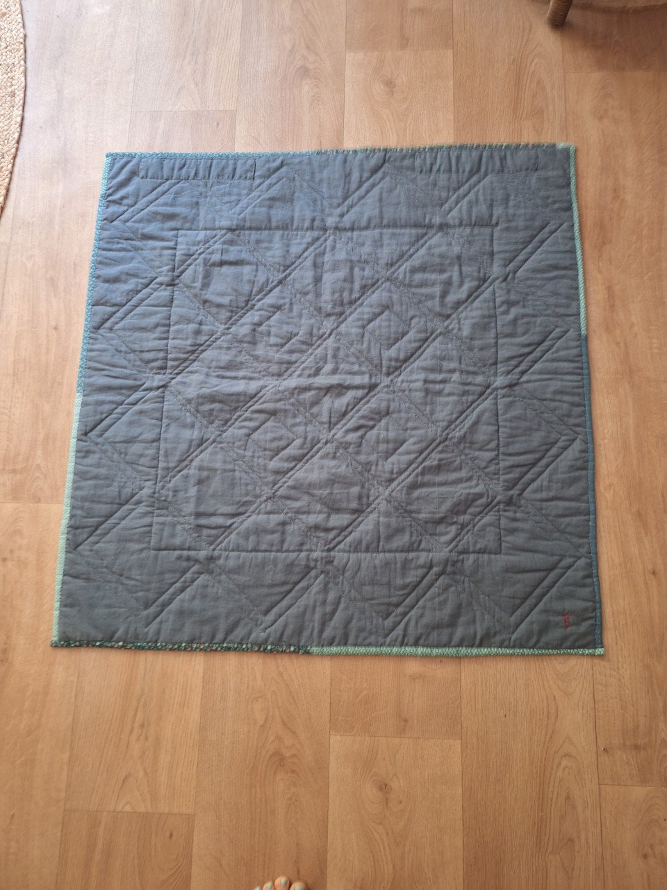 Handgemaakte quilt