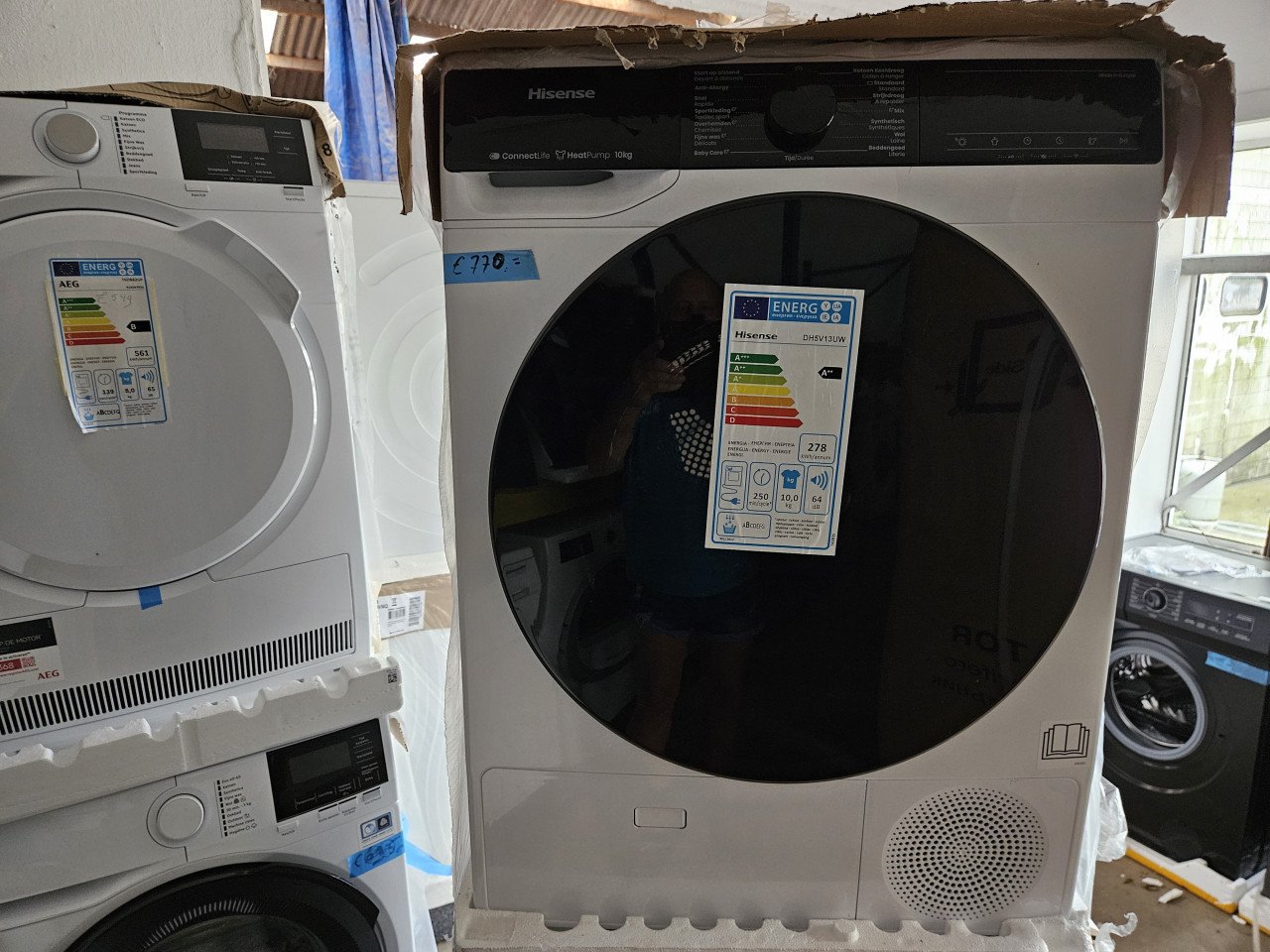 Hisense 10 kg wasmachine