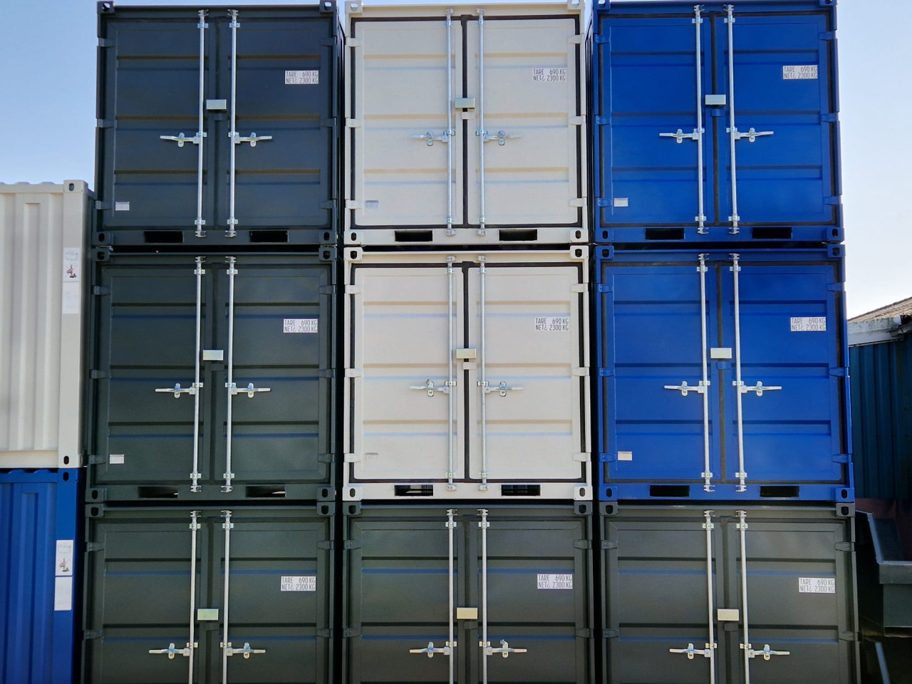 Diverse nieuwe 10, 8, 6ft opslagcontainers / bouwcontainers