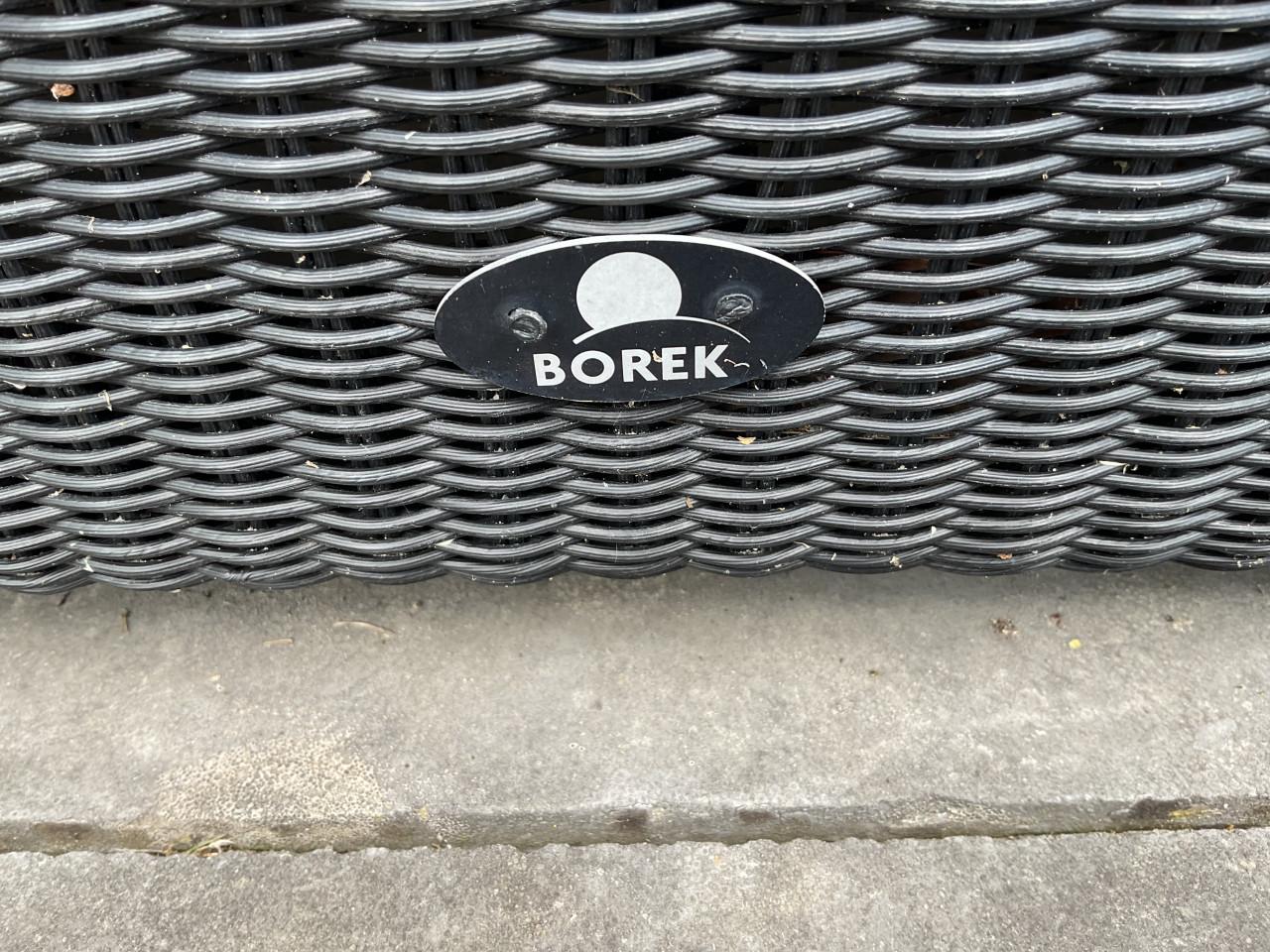Tuintafel en 6 stoelen Borek