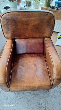 Schapenleren stoelen 2 stuks