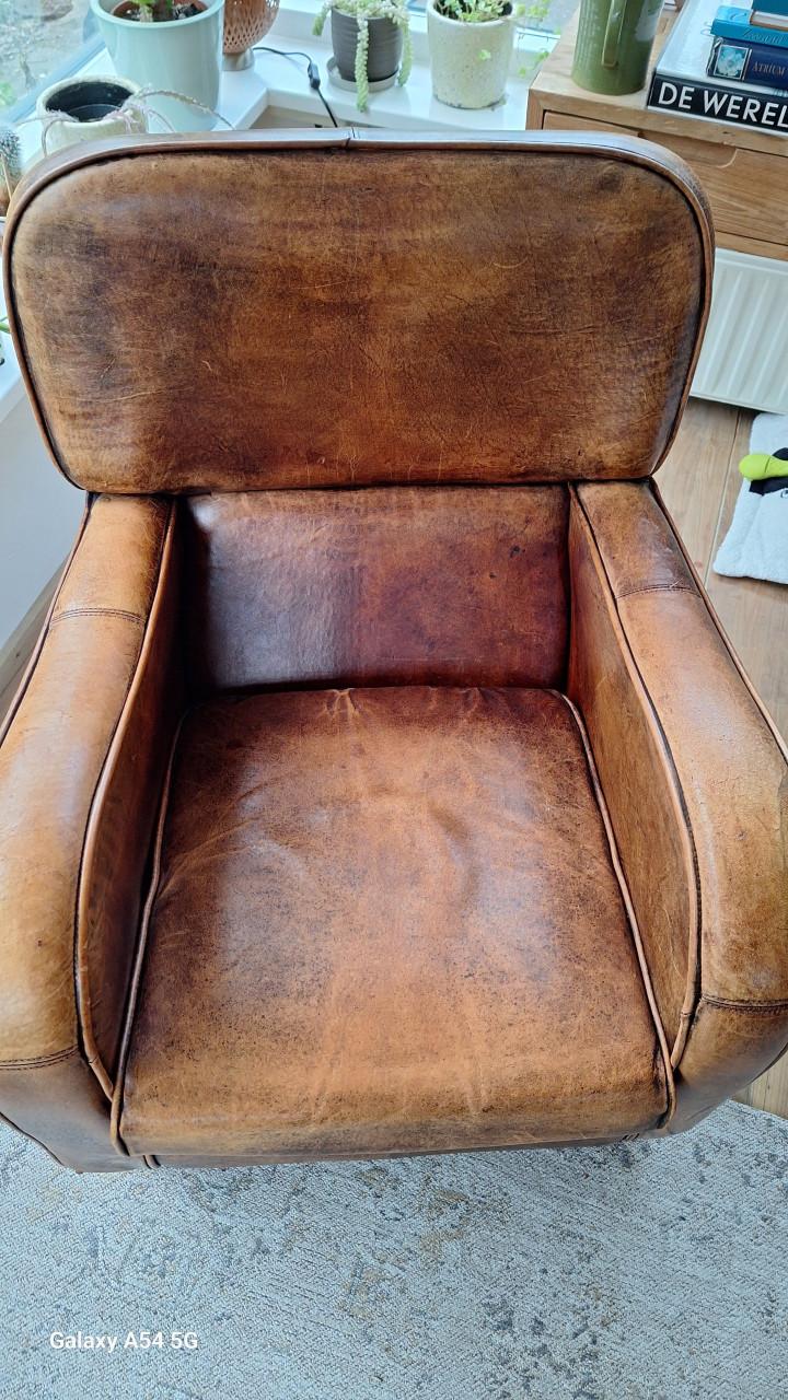 Schapenleren stoelen 2 stuks