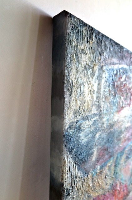 " Prinses Beatrix " Acryl op doek en gemengde techniek