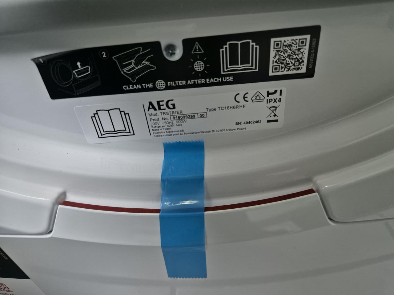 AEG energiezuinige wasdroger 8 kilo