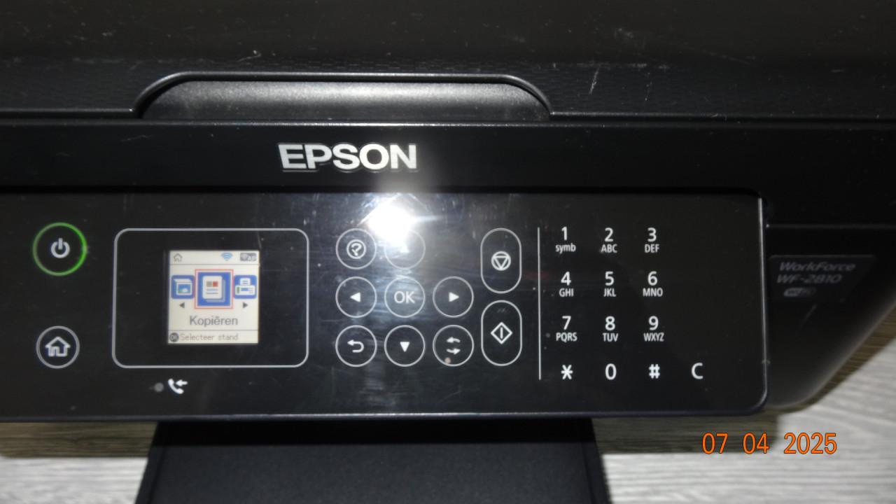Goed werkend Epson workforce WF2810 all in one printer met 26 inktcartridge