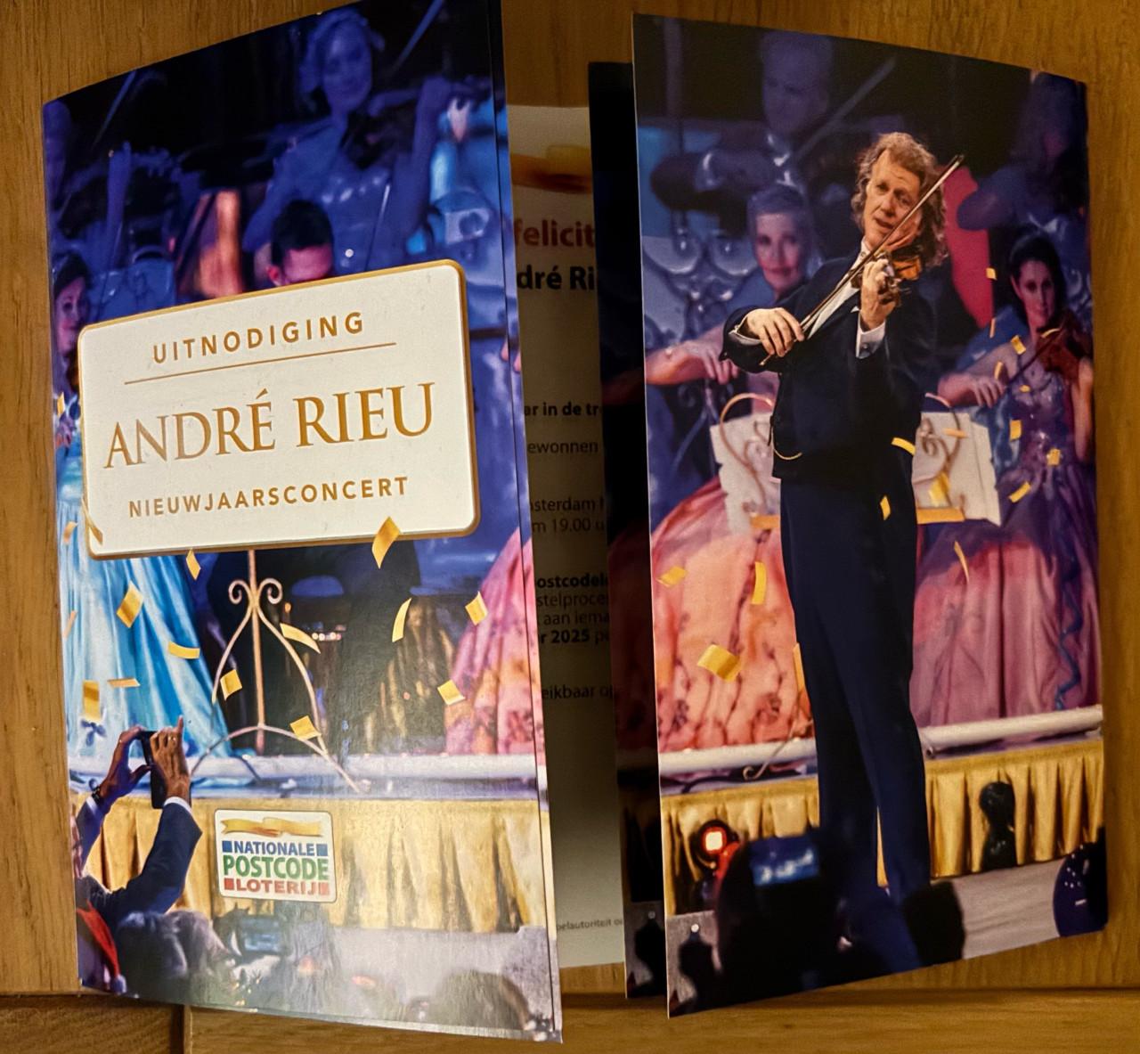 4 kaartjes voor het nieuwjaarsconcert van Andre Rieu