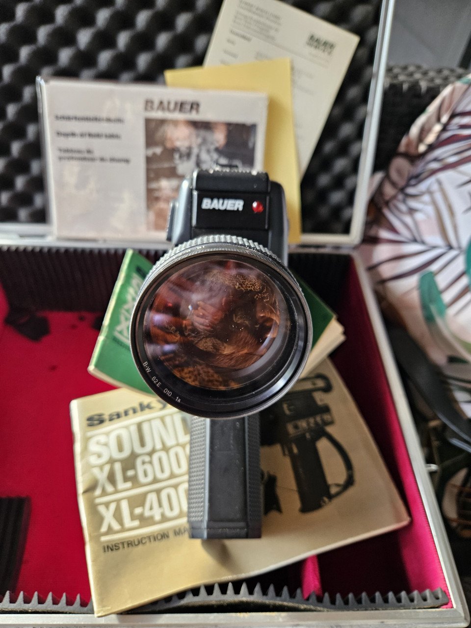 Vintage Design Bauer S 209 XL Super 8 Filmcamera met accessoires...